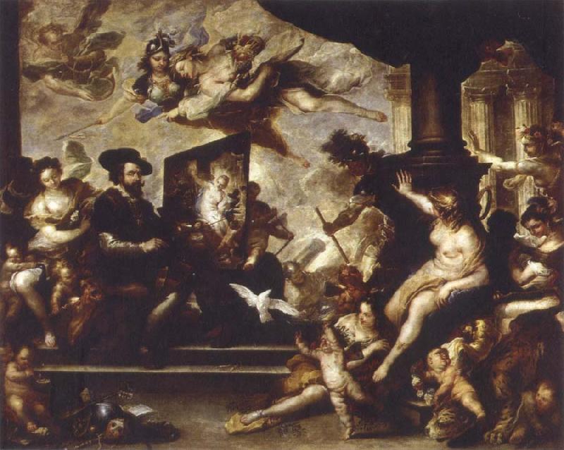 Luca Giordano rubens painting the allegory of peace Germany oil painting art